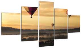 Obraz - latające balony (125x70 cm)
