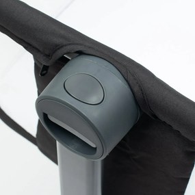 Baby Mix Łóżeczko dostawkowe Rose czarny, 84 x 80 x 52 cm