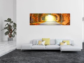 Obraz - Brama wykonana z koron drzew (170x50 cm)