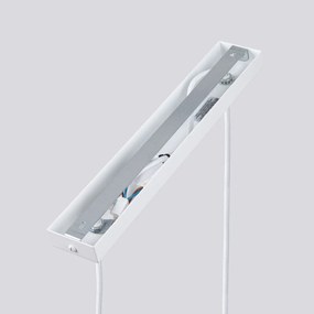 Lampa wisząca KARBON 2 biała ryflowana SOLLUX  LIGHTING