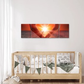 Obraz - Słońce w sercu (170x50 cm)