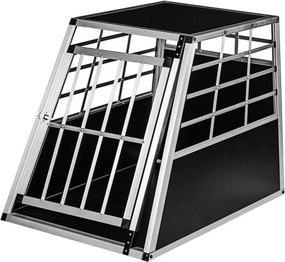 Aluminiowa skrzynia transportowa dla psów, 65 × 90 × 69 cm,
