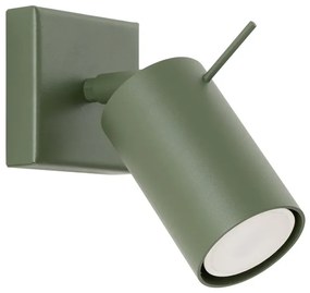 Oliwkowy kinkiet w loftowym stylu - M062-Nona