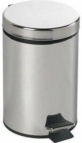 AQUALINE 27103 Simple Line Kosz na śmieci okrągły 3 l, stal nierdzewna