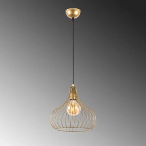 Lampa wisząca z metalowym kloszem ø 22 cm Teldemia – Opviq lights
