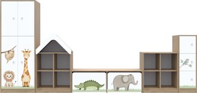 Zestaw nowoczesnych mebli do żłobka Blox Nature 14