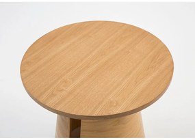 Okrągły stolik w dekorze dębu ø 50 cm Cep – Teulat