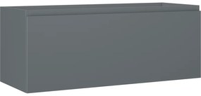 Mexen Orio szafka łazienkowa podumywalkowa 120 cm, 1 szuflada, grafit mat - 91A10-12047-1-BF66