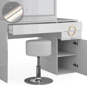 Stół do toalety biały 115x55x76.4 adela