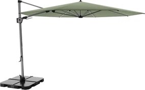 HYPERION 340 PRESTIGE – luksusowy huśtawkowy parasol ogrodowy z bocznym drążkiem : Kolor parasola - Khaki