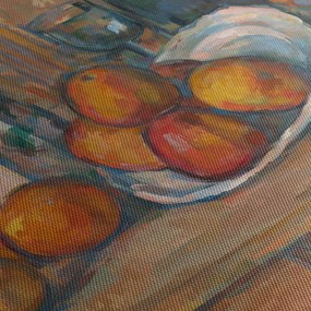 Obraz - Paul Cézanne, Still Life with Milk Jug and Fruit, reprodukcje (70x50 cm)