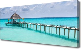 Duży obraz na płótnie Most nad Morskim Brzegiem