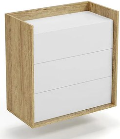 Komoda modułowa hikora + biel alpejska H3-H36