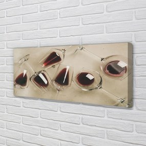 Zdjęcie na płótnie Kryształowe Kieliszki Do Wina