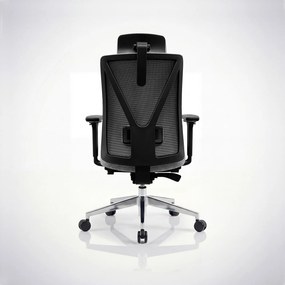 Fotel biurowy ergonomiczny szary VECTOR