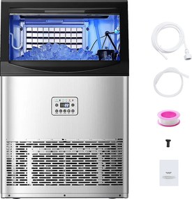 Maszyna do Lodu SucceBuy Komercyjna Maszyna do Lodu z Wyświetlaczem LED, 40,82 kg/Dzień dla Restauracji