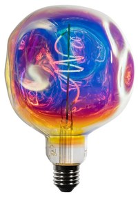 Ściemnialna żarówka LED E27 Spiral Filament G125 Rainbow 4W 200 lm 1800K