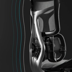 Fotel ergonomiczny czarny V-Kinetic