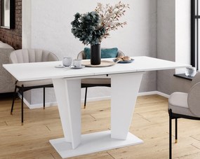 Rozkładany stół do jadalni Violan II R biały mat