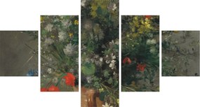 Obraz - Auguste Renoir,  Flowers in a Vase, reprodukcje (125x70 cm)
