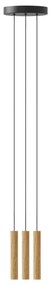 Lampa wisząca LED z drewnianym kloszem ø 3 cm Chimes – UMAGE