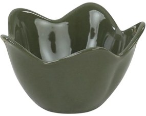Zestaw 6 misek ceramicznych Lotus 11,8 cm, zielony
