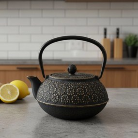 Czajnik żeliwny z zaparzaczem KUMO, 1000 ml