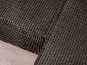 Rozkładana narożna sofa SMART COSARO ciemnobrązowa, dwustronna + 2 poduszki GRATIS