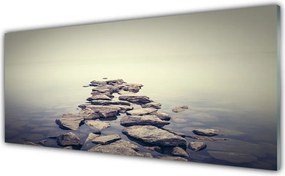 Szkło Ozdobne do Kuchni Skaliste Wybrzeże Nad Wodą