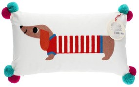Poduszka dziecięca z mieszanki bawełny 50x33 cm Sausage Dog – Rex London