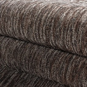 Dywan jednobarwny na filcu Nizza brązowy 280 cm x 370 cm