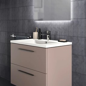 Szarobeżowa wisząca szafka pod umywalkę 80x63 cm i.Life B – Ideal Standard
