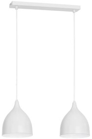 Żyrandol na lince NOAK 2xE27/15W/230V biały