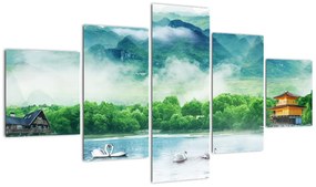 Obraz - Wymarzony krajobraz (125x70 cm)