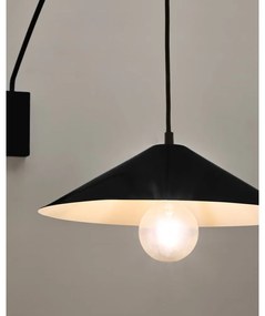 Czarny kinkiet ø 35 cm Kally – Kave Home