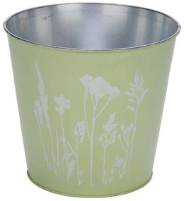 Zielona doniczka Ego Dekor Flowery, ø 10,5 cm