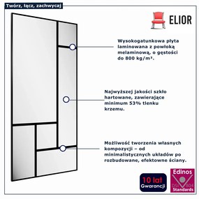 Panele lustrzane w zestawie 105x210 cm L3-H53