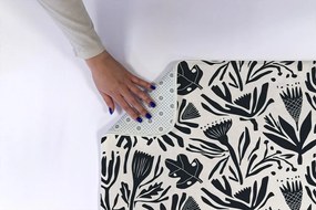 Dywanik do łazienki Dywanik do łazienki Rośliny Abstrakcja