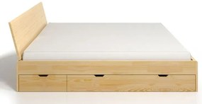 Drewniane łóżko z szufladami Narcyx 6X - 5 rozmiarów