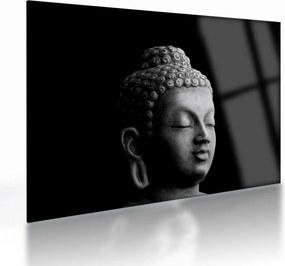Obraz na szkle - Budda, portret (70x50 cm)