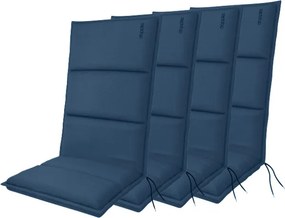 Doppler CITY 4420 wysoki - zestaw 4 szt. zestaw 4 szt. poduszek na krzesło z wysokim oparciem