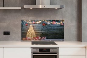 Szklany Panel Prezenty pod Świąteczną Choinką