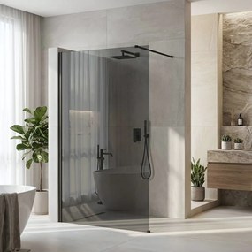 Kabina prysznicowa Walk-In Rea Flexi Grey / Black 120