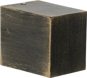 Nowoczesna lampa ścienna antyczne złoto IP44 - Baleno