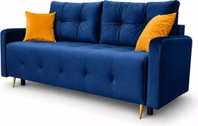 Kanapa Sorento - nowoczesna sofa z pojemnikiem na pościel i funkcją spania