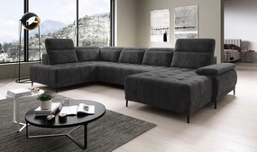 Narożnik FOCUS XL z elektryczną regulacją w tkaninie SALVADOR 15 WERSAL