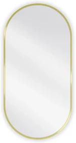 Mexen Loft lustro łazienkowe owalne 90 x 45 cm, rama złota - 9851-090-045-000-50