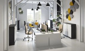 Kontenerek biurowy EASY SPACE 4D PB 43cm biały NOWY STYL