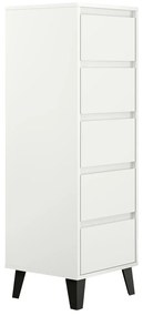 Komoda BOGAN 5S40, biała