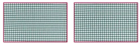 Tekstylne maty stołowe zestaw 2 szt. 35x50 cm Vichy – Really Nice Things
